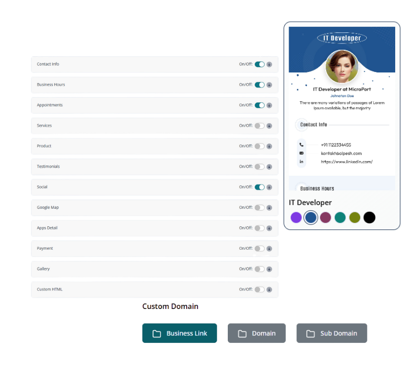Digital Business Card